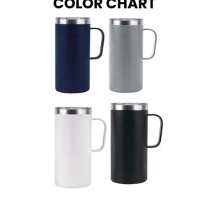 Alternative view of ของพรีเมี่ยม แก้วน้ำเก็บอุณหภูมิ มีหูจับพร้อมฝาปิด ขนาด 700 ml. GG-211