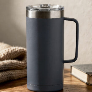 ของพรีเมี่ยม แก้วน้ำเก็บอุณหภูมิ มีหูจับพร้อมฝาปิด ขนาด 700 ml. GG-211