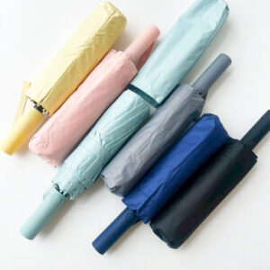 Alternative view of ของพรีเมี่ยม ร่มพับ 3 ตอน อัตโนมัติ หนาพิเศษ พร้อมกล่องกระดาษหุ้มจั่วปังสีดำ HU-112