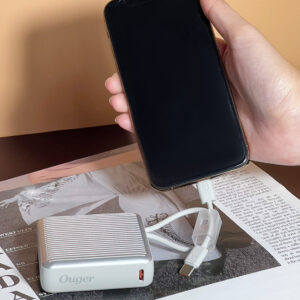 Alternative view of ของพรีเมี่ยม ของชำร่วยแบตสำรอง Ouger Powerbank with 2 cables 10000 mAh EE-215